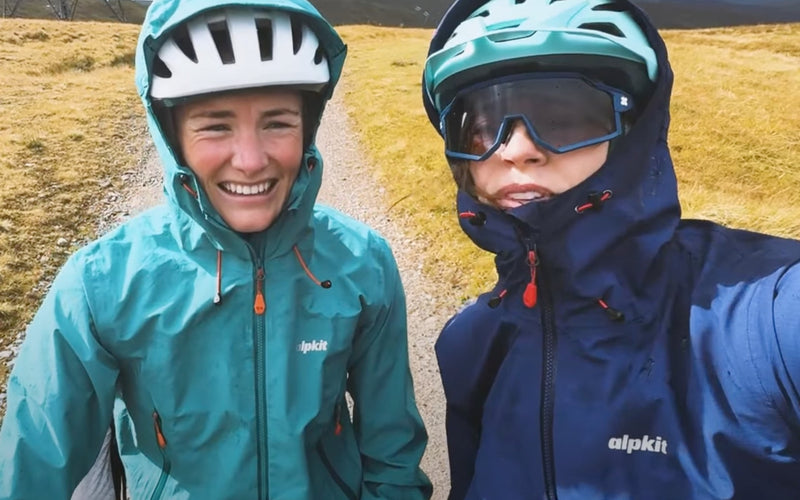 Bikepackers on the Badger Divide