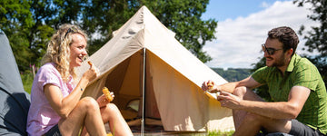 Teepee style family tent