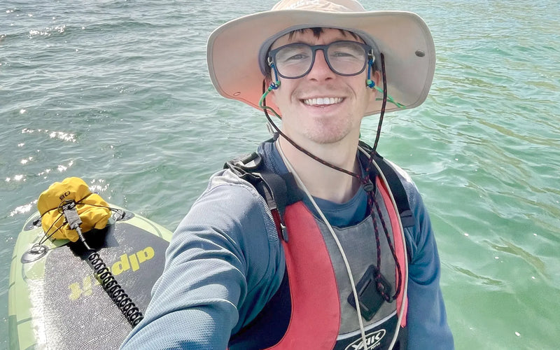 Ben paddleboarding