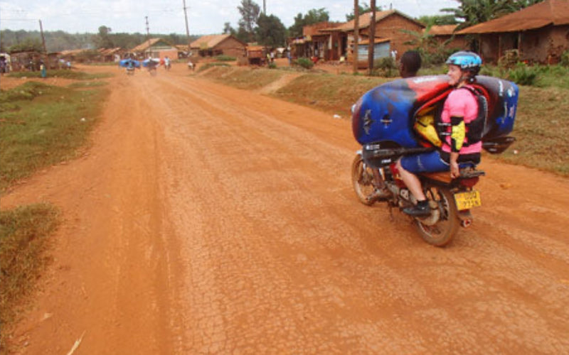 Kayaking in Uganda