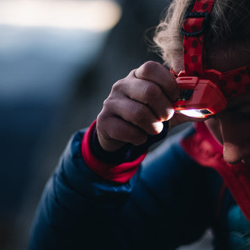 Hillwalking at night with headtorches