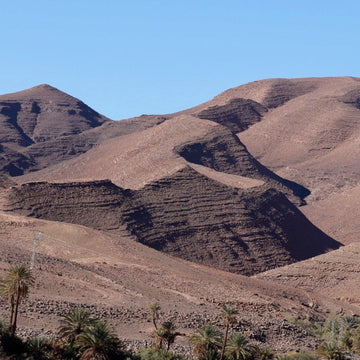 Remote wild campsite cycle touring in Africa