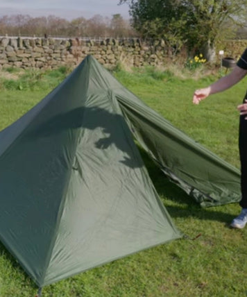 Julie Phelan reviews our Tarp Tent for bikepacking