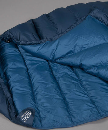 The smallest and lightest 2-season sleeping bag