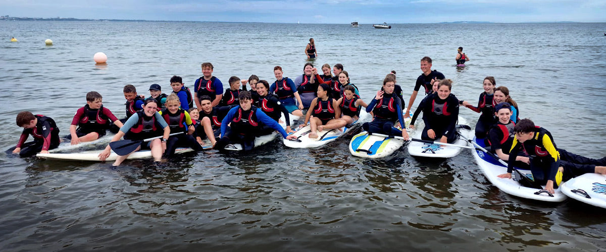 Sea Cadets taking part in outdoor adventure training