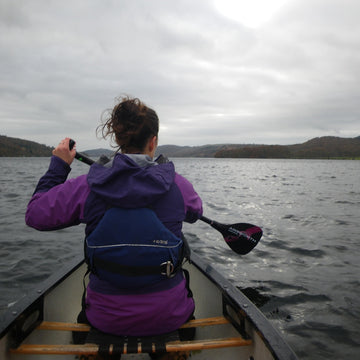 Canoeist on the River Thames