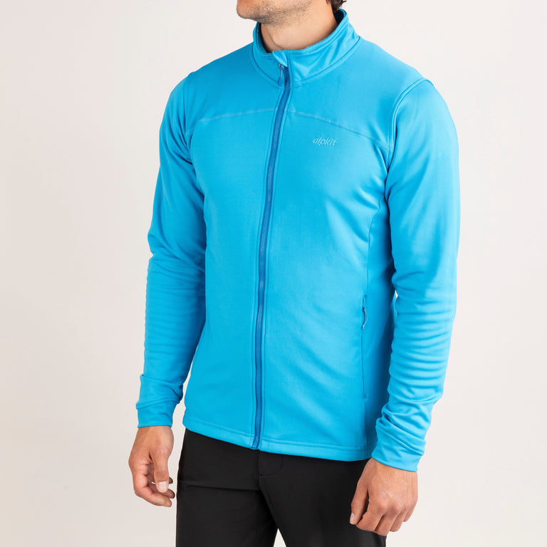 Alpkit Akita men's jacket in Reef blue front|sl