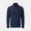 Men's Norge Half-Zip wool jumper in Outerspace