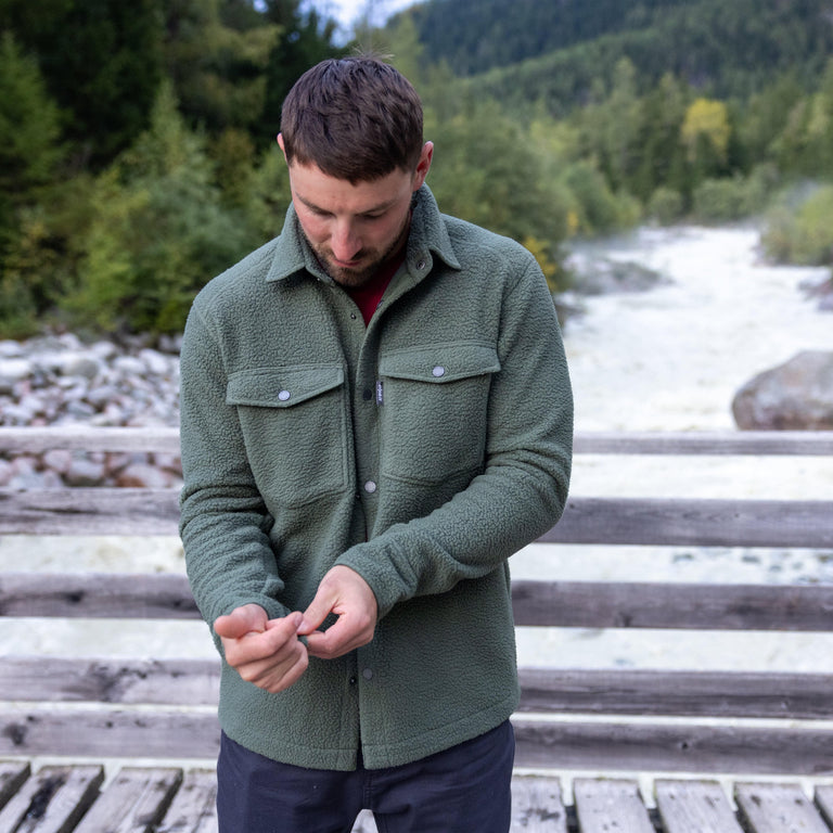 Sastrugi Shirt in Alder - closed