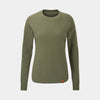 Women's Brenin jumper in Stirling green