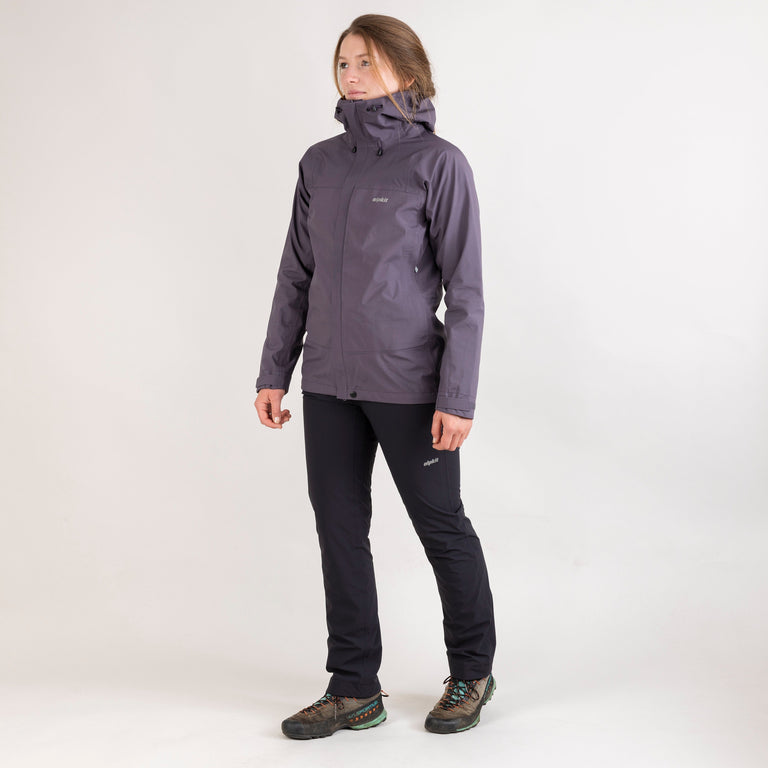 alpkit womens equinox waterproof trousers in black outfit|rg