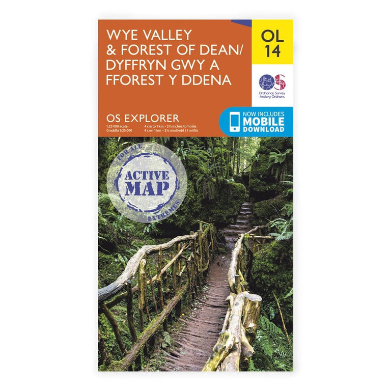 OS Explorer Laminated / Wye Valley