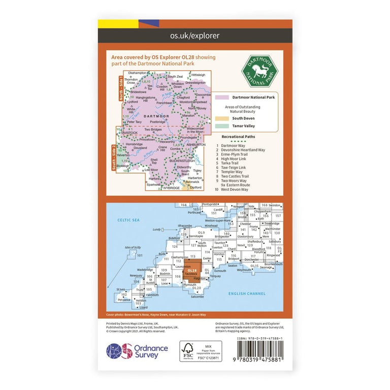 OS Explorer Laminated / Dartmoor