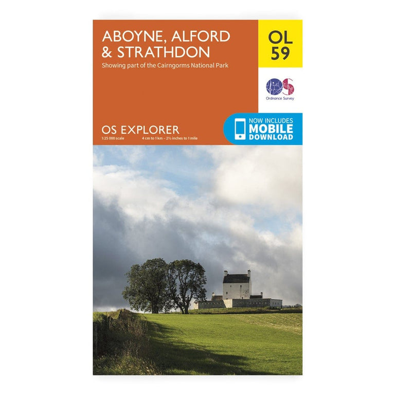 OS Explorer / Aboyne, Alford & Strathdon