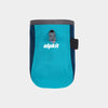 alpkit climbing chalk bag in blue lagoon