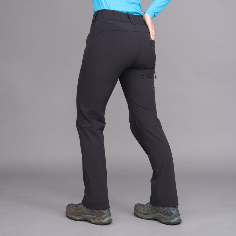 chilkoot womens softshell pant trousers rear