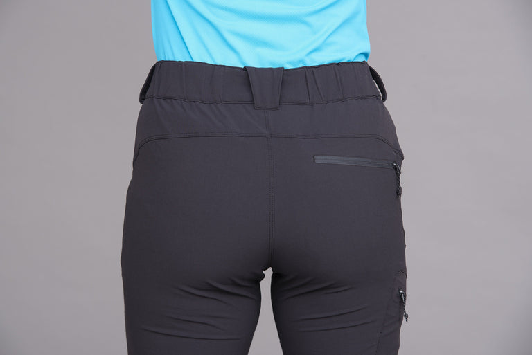 chilkoot womens softshell pant trousers rear waistband