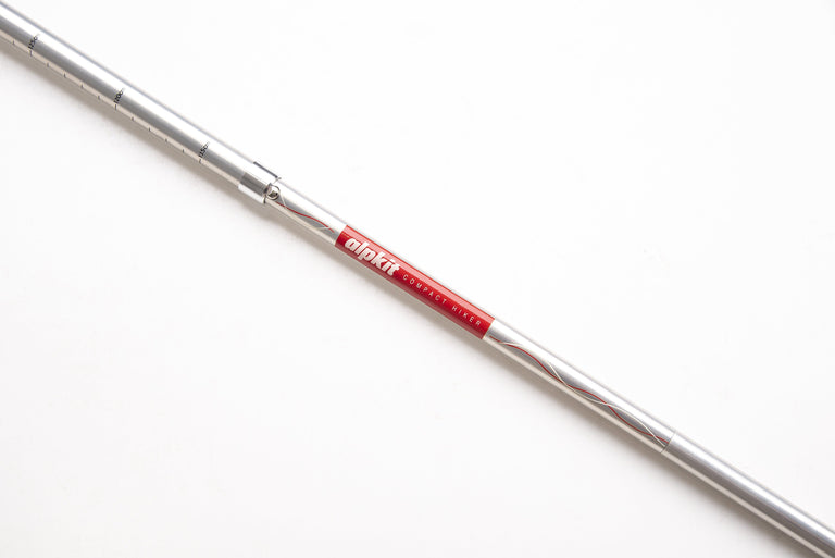 alpkit.livepact hiker folding trekking pole twin logo - closed