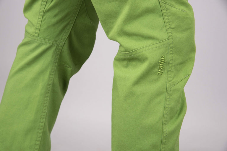 alpkit mens bloc pants in fern logo