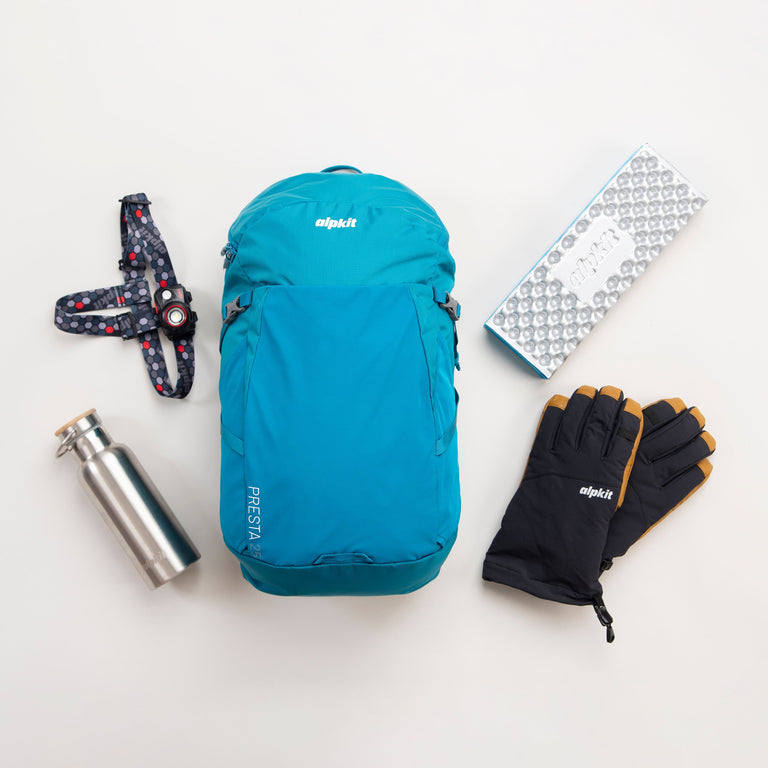 Presta 25-litre daypack kit grid  - closed