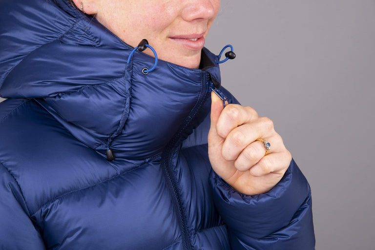 alpkit womens fantom down jacket in demo zip